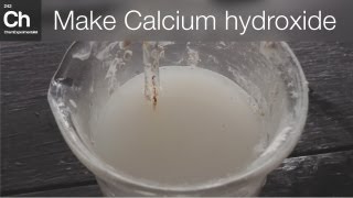 Make Calcium Hydroxide  CaOH2 from Plaster of Paris [upl. by Mauricio346]