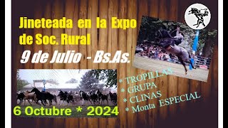 Jineteada en la Expo Rural de 9 de Julio 6 OCTUBRE 2024 [upl. by Kaufmann127]