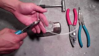 How to make wire spiral cuff links [upl. by Siskind]