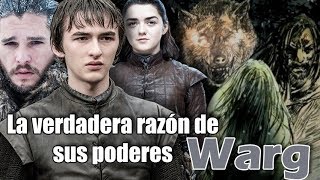 La Verdadera Razón de sus poderes Warg  Juego de Tronos Teorías [upl. by Barling]