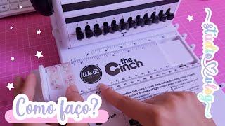 PRODUÇÃO como faço mais de 12 furos na minha THE CINCH⭐  Studio Vlog 😻  Papelaria Lunar 🌙 [upl. by Earl]