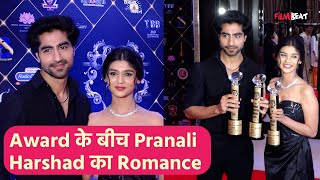 Pranali Rathod and Harshad Chopda Looking cute Together at Mumbai Achievers Awards 2023 [upl. by Kirred]