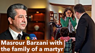 Masrour Barzani met with the family of a Kurdish Martyr [upl. by Mannie]