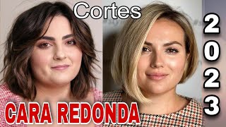 ADELGAZA EL ROSTRO con CORTES de Cabello para CARAS REDONDA o GORDITAS Tendencia 2023 [upl. by Cirted]