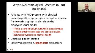 The neurobiology of functional neurological disorder FND [upl. by Vance]