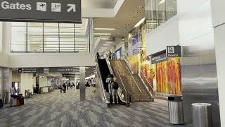 RaleighDurham International Airport RDU Walkthrough  October 2023  Gates Shopping amp Rental Car [upl. by Twedy35]