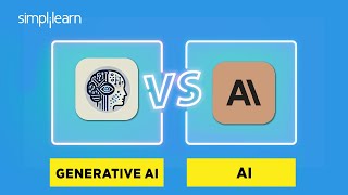 What Is Generative AI  Generative AI Vs AI  Introduction To Generative AI  Simplilearn [upl. by Ahsiket]