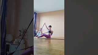 ABDOS  3 exercices avec élastique pilates [upl. by Marthena]