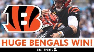 Cincinnati Bengals HUGE WIN Over Panthers Behind Chase Brown’s MASSIVE Game Joe Burrow Tee Higgins [upl. by Gierk]