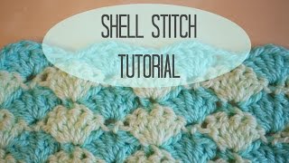 CROCHET Shell stitch tutorial  Bella Coco [upl. by Marcile]