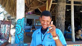 CABARETE BEACH BUYING A LARIMAR BRACELET AND THE HOOD [upl. by Richers]