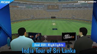 2nd ODI HIGHLIGHTS  SRI LANKA VS INDIA  RC24 [upl. by Feucht]