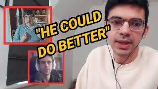 ANISH GIRI REACTS TO THE DANYAKRAMNIK CHEATING CONTROVERSY [upl. by Anh66]