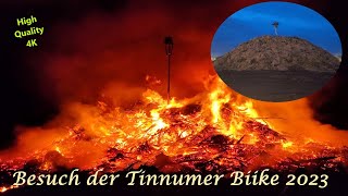 Besuch der Tinnumer Biike auf Sylt 2023 in 4K [upl. by Betsey]