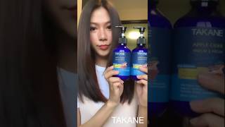 แชมพูทากาเนะ Takane Apple Cider Vinegar and Argan Oil Shampoo takanethailand ยาสระผม [upl. by Kenna322]