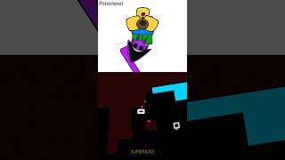 Roblox Noob vs Sprunki Durple Phase 4 🔈  simionsi  Xpotato Bouncing Square [upl. by Arne914]