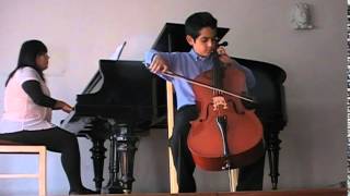 Arnold Trowell Idylle cello y piano  Josué Terceros [upl. by Dira]