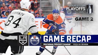 Gm 2 Kings  Oilers 424  NHL Highlights  2024 Stanley Cup Playoffs [upl. by Rotce143]