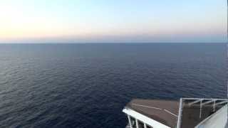 MSC Fantasia View from Yacht Club Royal Suite Balcony [upl. by Ihpen]