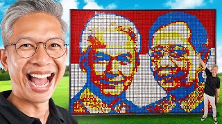 BIKIN GAMBAR GANJAR MAHFUD DARI 1000 RUBIK [upl. by Diane-Marie]