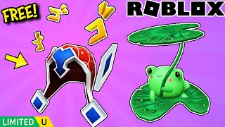 LIMITED STOCK FREE ITEMS How To Get CRIMSON ANIME HOOD amp FROGURT SHOULDER PET on Roblox [upl. by Avram]