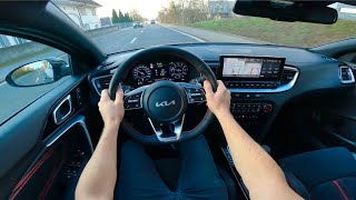 New Kia Proceed GT 2023 Test Drive POV  Ambience Binaural Sound [upl. by Langan316]