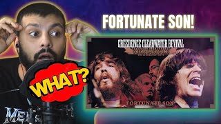 FIRST TIME CHECKING Creedence Clearwater Revival  Fortunate Son  REACTION [upl. by Oigile]