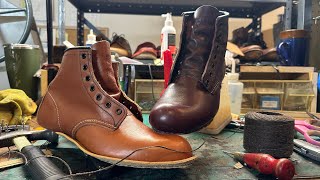 Welting Wednesday How To Rewelt Boots Plus Random Thoughts From A Young Cobbler [upl. by Anaeli]