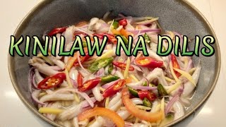 Kinilaw na Dilis  Filipino famous recipe  Pardeys Cooking [upl. by Bartholomeo]