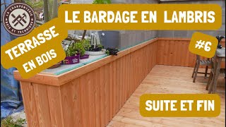 Construire une terrasse en bois sur plots réglables 6 Le bardage en Douglass [upl. by Dibb]