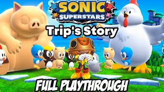 SONIC SUPERSTARS TRIPS STORY FULL PLAYTHROUGH Walkthrough Gameplay Part 9 PC [upl. by Vallo238]