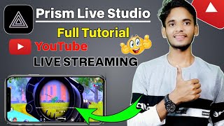 Prism live studio tutorial  How to go live on youtube with prism live studio [upl. by Yatnahc]