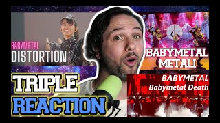 BABYMETAL Death Metali amp Distortion LIVE FIRST TIME REACTION [upl. by Yboc]