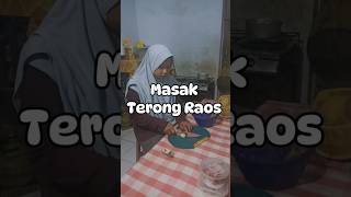 Daily Mini Vlog masak Terong Raos minivlog keseharian masak iburumahtangga [upl. by Correy]