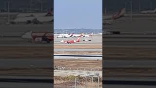 Air Asia Airbus A320200 TakeOff [upl. by Peder]