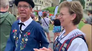 Lochus Alphorn Quartett am Jodlerfest Sempach 2024 [upl. by Tigges475]