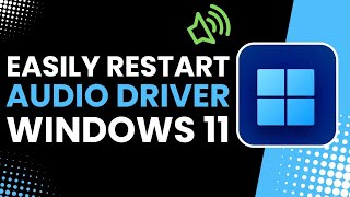 How to Restart Audio Driver in Windows 11 [upl. by Fina770]