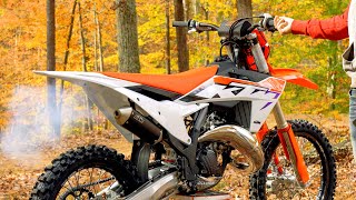 First Start 2023 KTM 125 SX [upl. by Aenotna]