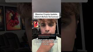 Massive Crypto Update… Watch Before Tomorrow [upl. by Haldes]