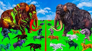 ARBS Prehistoric Mammals vs ARK Prehistoric Animals vs Mammoth Animal Revolt Battle Simulator [upl. by Pedro864]