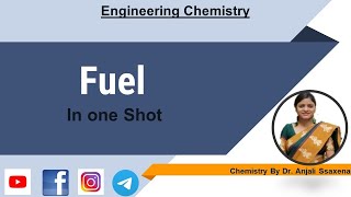 Fuel in one shot Video  AKTU Engineering Chemistry unit 4 fuel Engineering Chemistry Dr Anjali [upl. by Sitsuj]