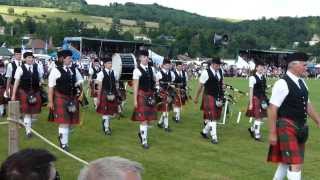 Parade of Pipe Bands  Bridge of Allan Highland Games [upl. by Clemmie]