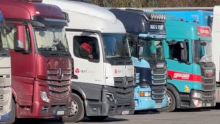 Truck Spotting UK 🇬🇧 Episode XXXI  M1 Services 🌤 [upl. by Luba]