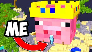 I Built The LARGEST STATUE in Minecraft Bedwars [upl. by Mahda]