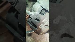 2018 Chevy 3500hd rear brake pads again [upl. by Asaert]