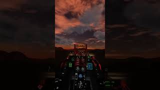 VTOL VR F16D Mod Cockpit View Landing vtolvr military jet aviation modvr virtualpilots vtol [upl. by Caldeira328]