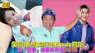 吳宗憲想看孫子遭Sandy狠拒 為「房事」飆罵鹿希派三字經 [upl. by Noramac906]