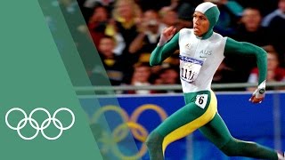 Cathy Freeman wins 400m gold  On This Day September 25 [upl. by Yesnyl]