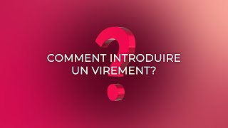 Belfius Mobile  Comment introduire un virement [upl. by Hars]