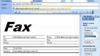 MyFax  Send a Fax Using Microsoft Office [upl. by Ettezoj]